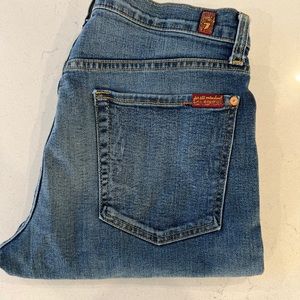 7 For All Mankind Slimmy Slim Straight 31” waist x 30” inseam.